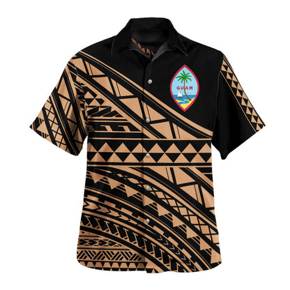 Guam Hawaiian Shirt Special Polynesian Ornaments