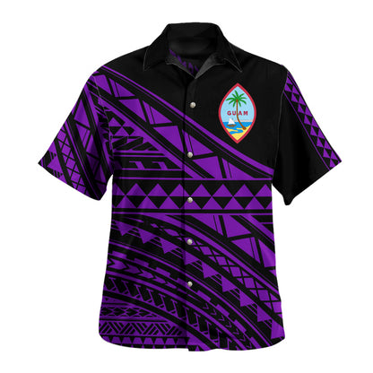 Guam Hawaiian Shirt Special Polynesian Ornaments
