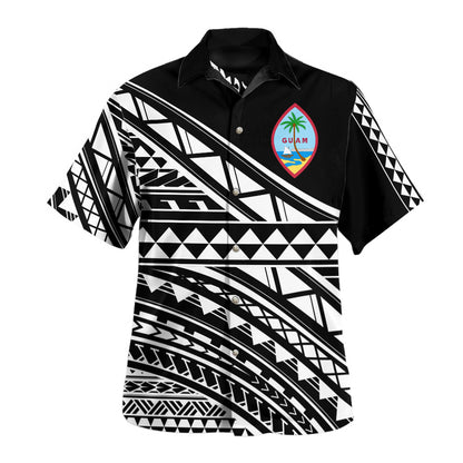 Guam Hawaiian Shirt Special Polynesian Ornaments