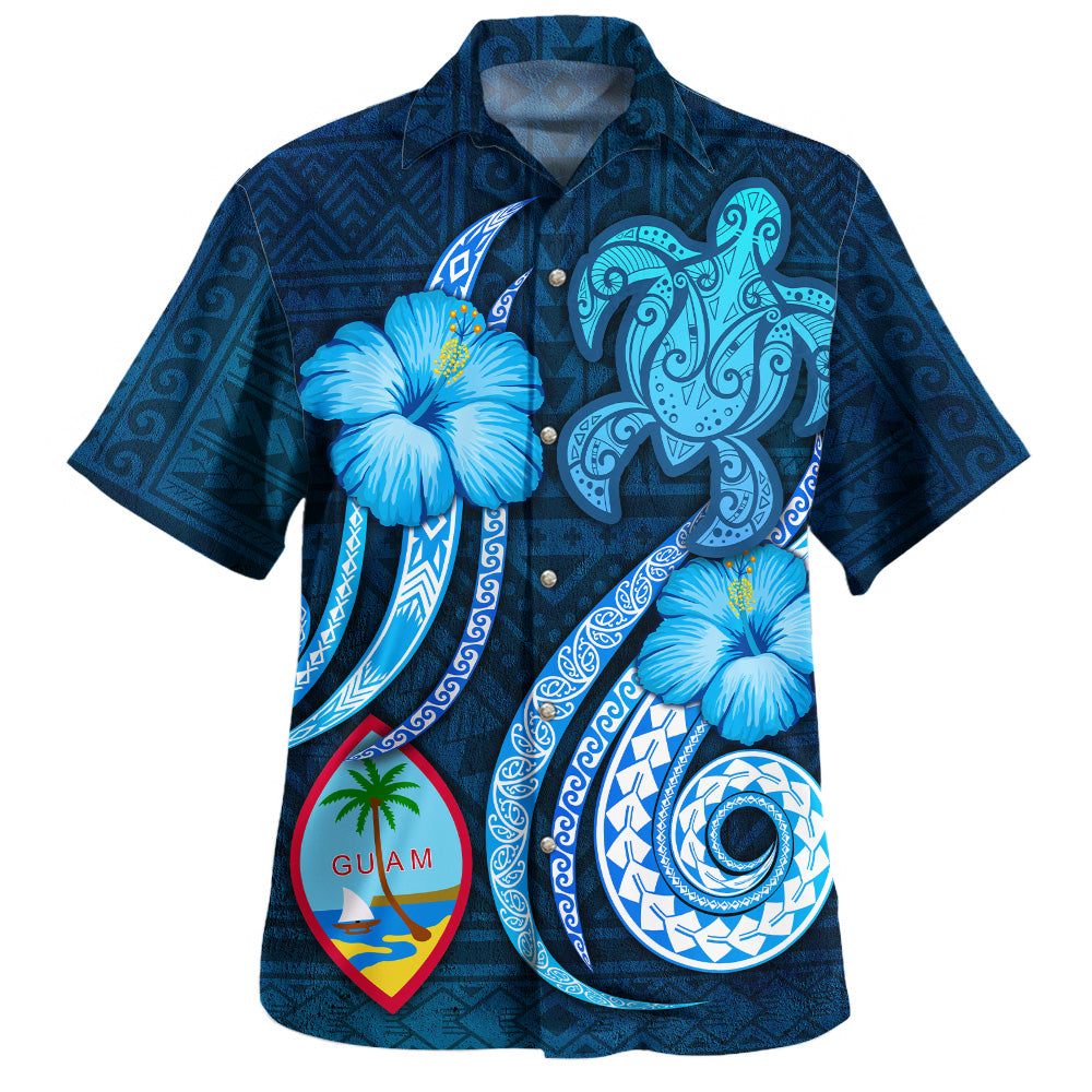 Chuuk State Hawaiian Shirt Custom Personalised Turtle and Tribal Tattoo Of Polynesian