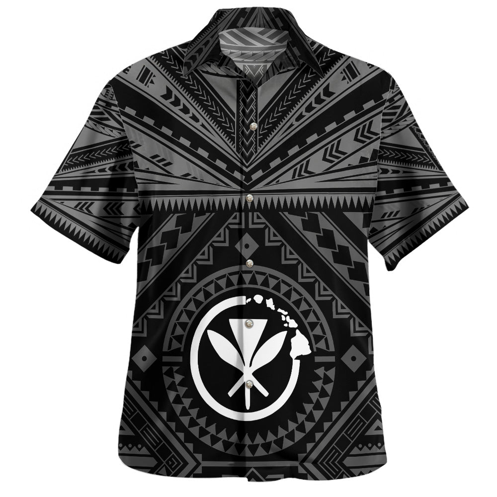 Hawaii Custom Hawaiian Shirt Polynesian Tattoo Style
