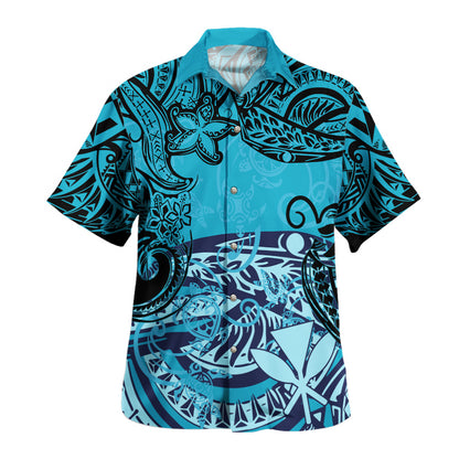 Hawaii Hawaiian Shirt Vintage Floral Pattern