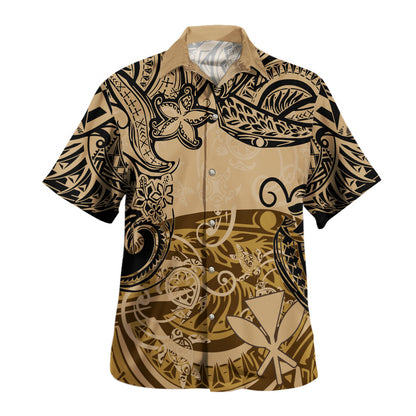 Hawaii Hawaiian Shirt Vintage Floral Pattern