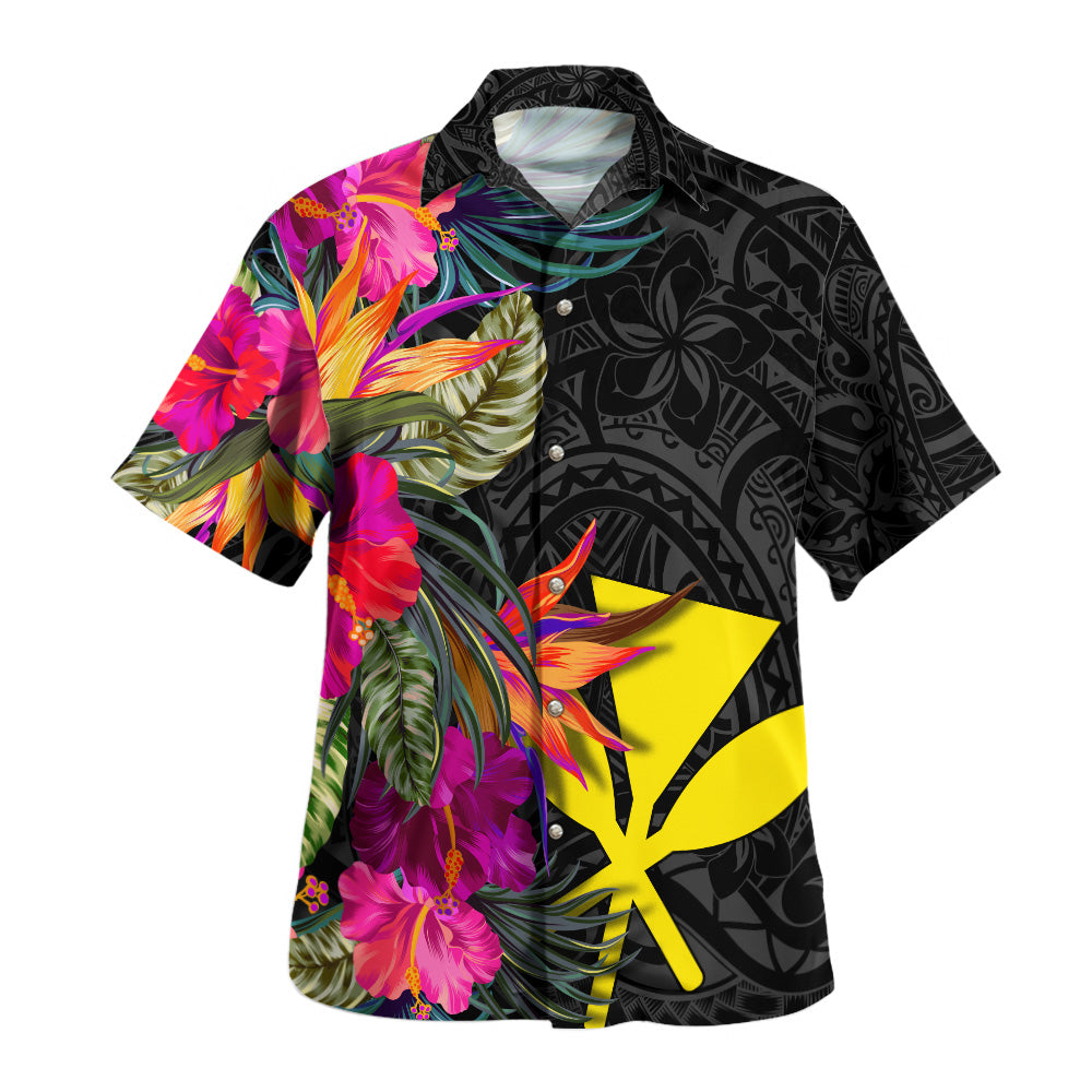 Hawaii Hawaiian Shirt Polynesian Hibiscus Pattern
