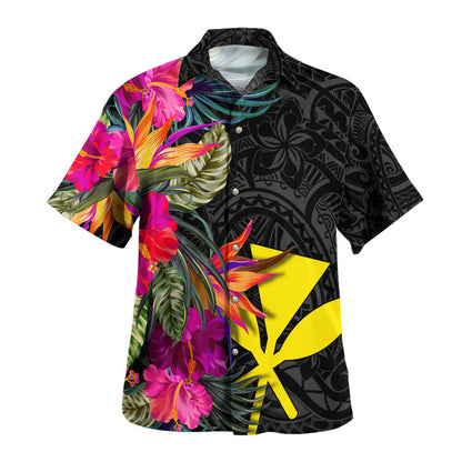 Hawaii Hawaiian Shirt Polynesian Hibiscus Pattern