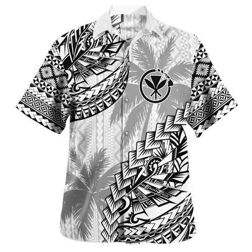 Hawaii Hawaiian Shirt Custom Personalised Polynesian Pattern Palm Tree