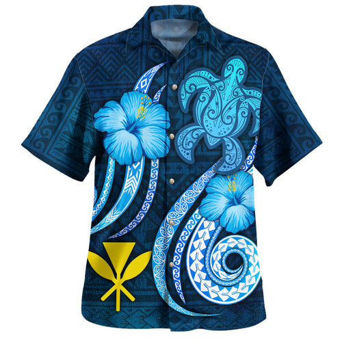 Hawaii Hawaiian Shirt Custom Personalised Turtle and Tribal Tattoo Of Polynesian