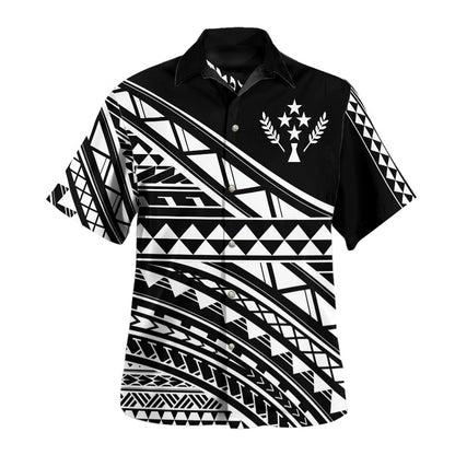 Kosrae Hawaiian Shirt Special Polynesian Ornaments