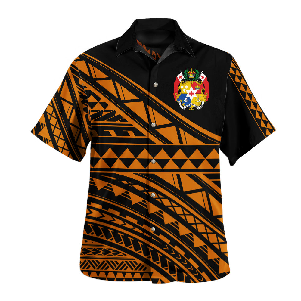 Tonga Hawaiian Shirt Special Polynesian Ornaments