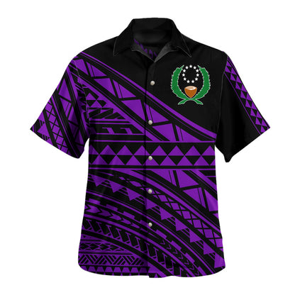 Pohnpei State Hawaiian Shirt Special Polynesian Ornaments