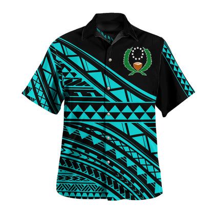 Pohnpei State Hawaiian Shirt Special Polynesian Ornaments