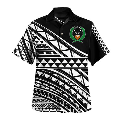 Pohnpei State Hawaiian Shirt Special Polynesian Ornaments
