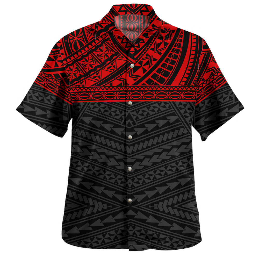 Polyneasian Tribal Patterns Hawaiian Shirt