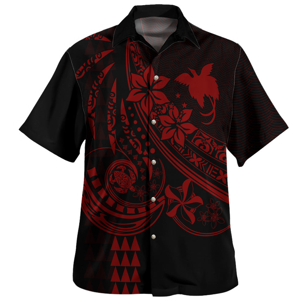 Papua New Guinea Hawaiian Shirt The Flow of Ocean