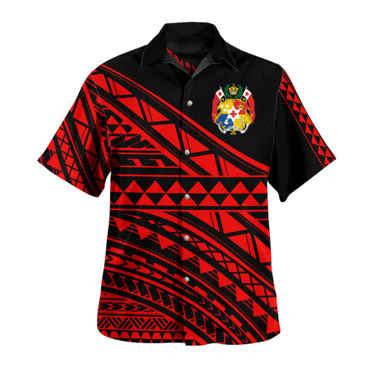 Tonga Hawaiian Shirt Special Polynesian Ornaments