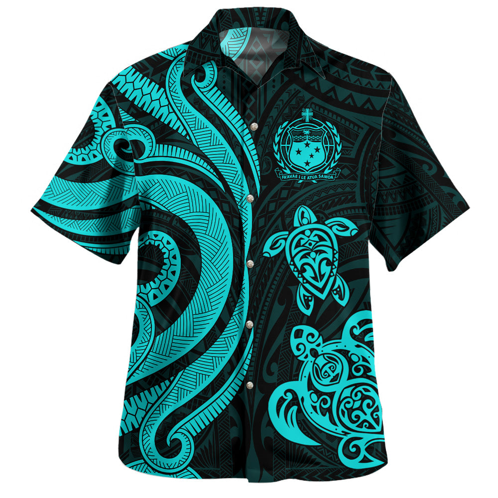 Samoa Hawaiian Shirt Tentacle Turtle | Polynesian.co