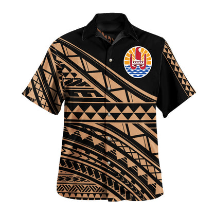 Tahiti Hawaiian Shirt Special Polynesian Ornaments