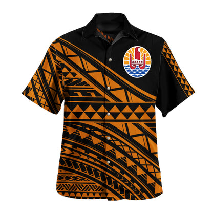 Tahiti Hawaiian Shirt Special Polynesian Ornaments