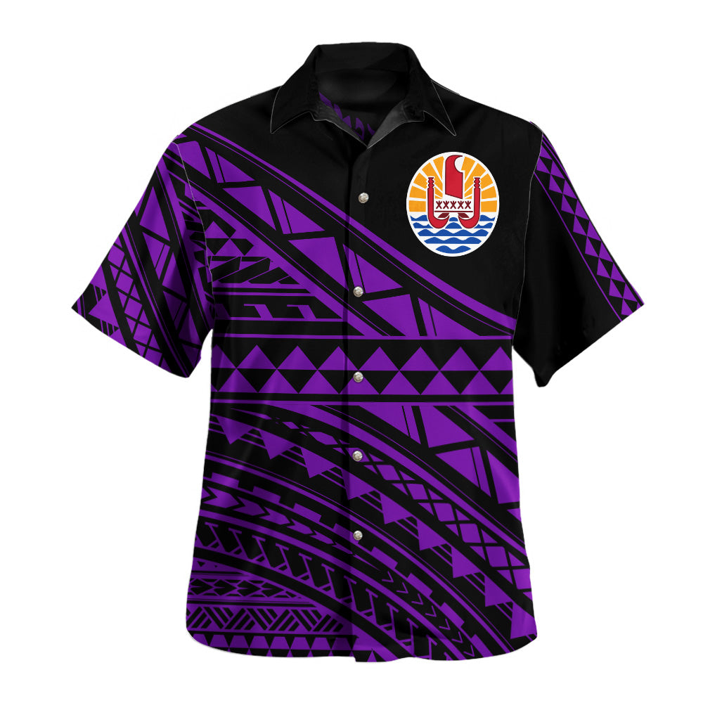 Tahiti Hawaiian Shirt Special Polynesian Ornaments