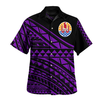 Tahiti Hawaiian Shirt Special Polynesian Ornaments