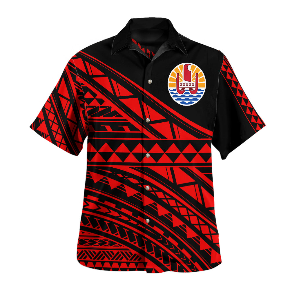 Tahiti Hawaiian Shirt Special Polynesian Ornaments