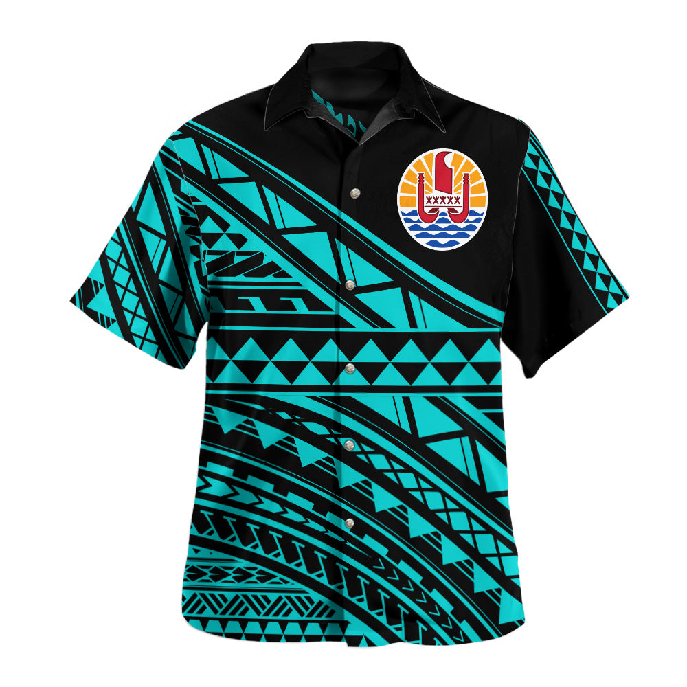 Tahiti Hawaiian Shirt Special Polynesian Ornaments