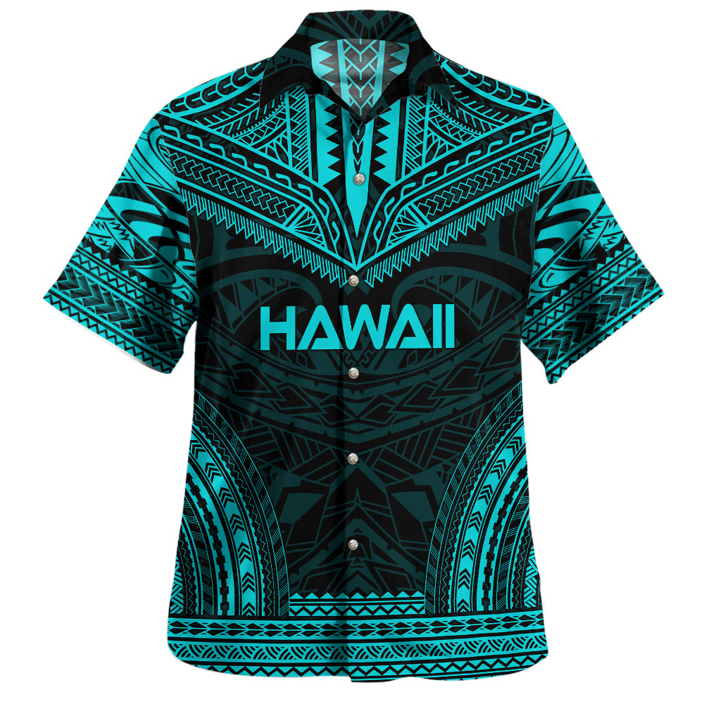 Hawaii Hawaiian Shirt Custom Personalised Polynesian Chief Tattoo