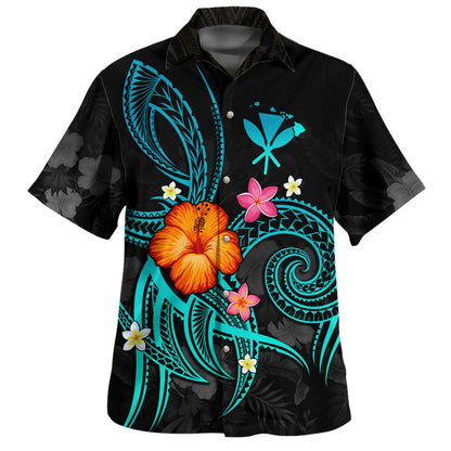 Hawaii Map Hawaiian Shirt Legend of Kanaka Maoli