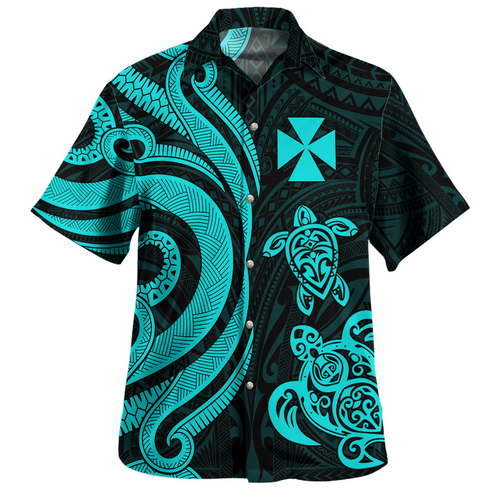 Wallis And Futuna Hawaiian Shirt Tentacle Turtle