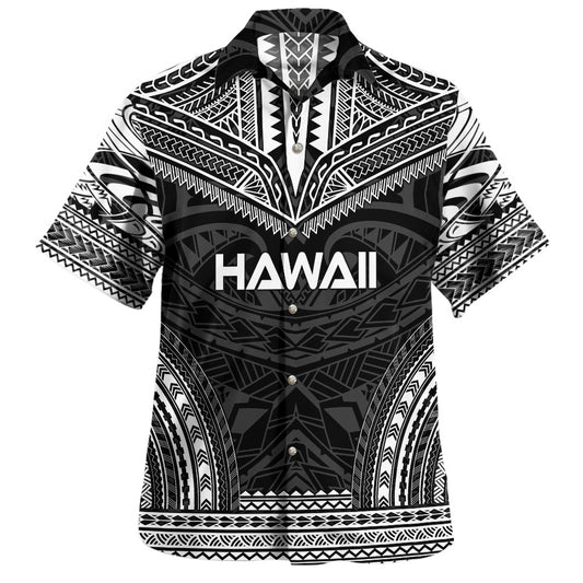 Hawaii Hawaiian Shirt Custom Personalised Polynesian Chief Tattoo