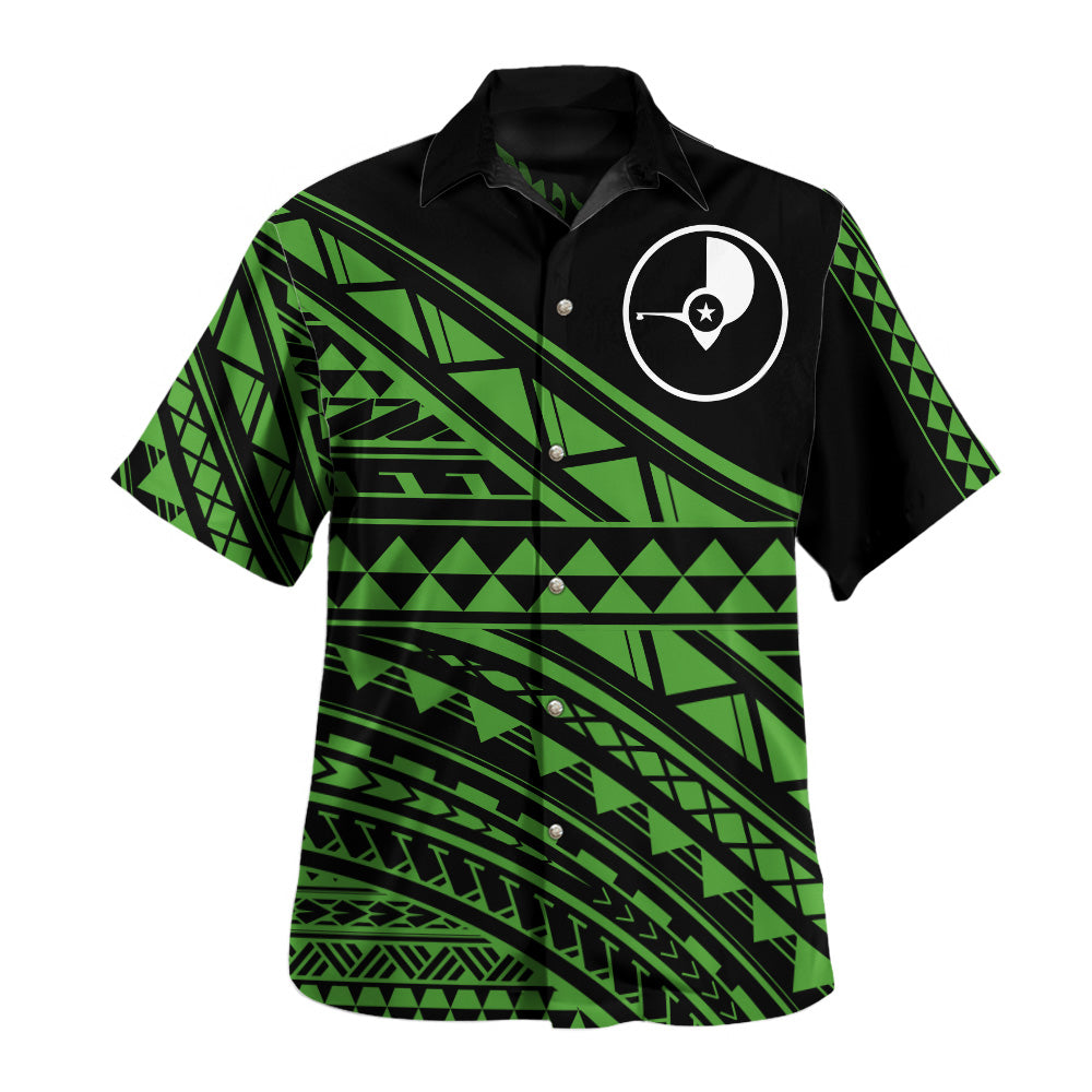 Yap State Hawaiian Shirt Special Polynesian Ornaments
