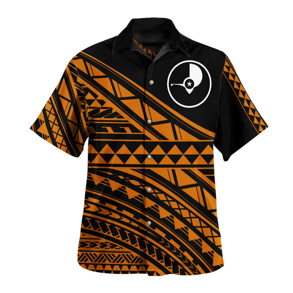 Yap State Hawaiian Shirt Special Polynesian Ornaments