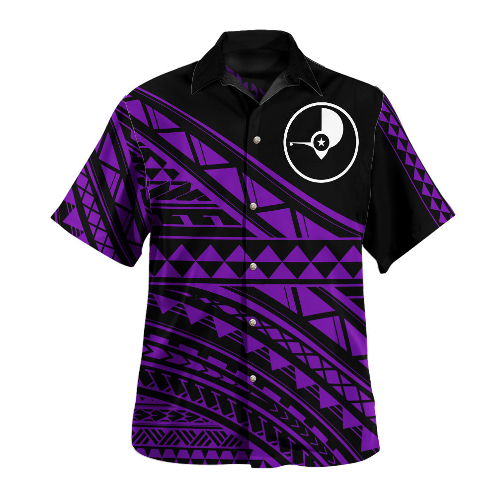 Yap State Hawaiian Shirt Special Polynesian Ornaments