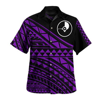Yap State Hawaiian Shirt Special Polynesian Ornaments