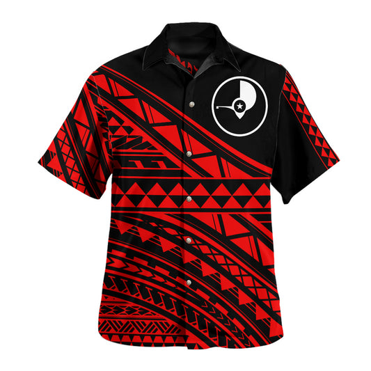 Yap State Hawaiian Shirt Special Polynesian Ornaments