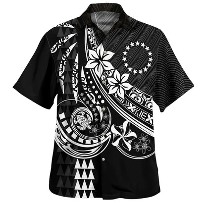 Cook Islands Hawaiian Shirt The Flow of Ocean