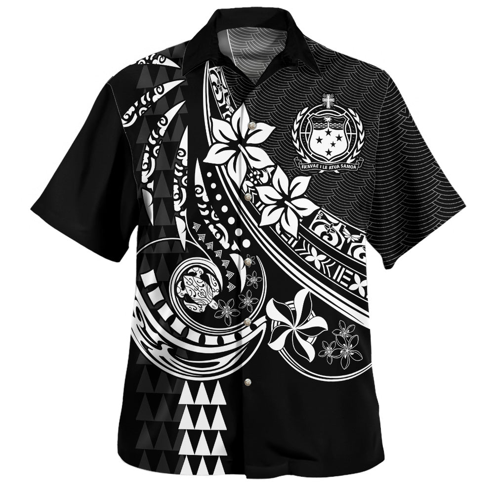 Samoa Hawaiian Shirt The Flow of Ocean