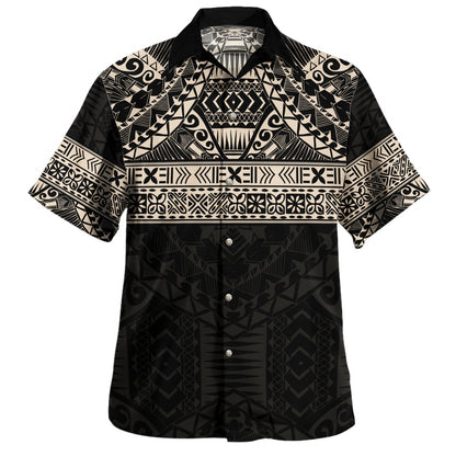Polynesian Hawaiian Shirt Traditional Tribal Tattoos