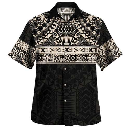 Polynesian Hawaiian Shirt Traditional Tribal Tattoos