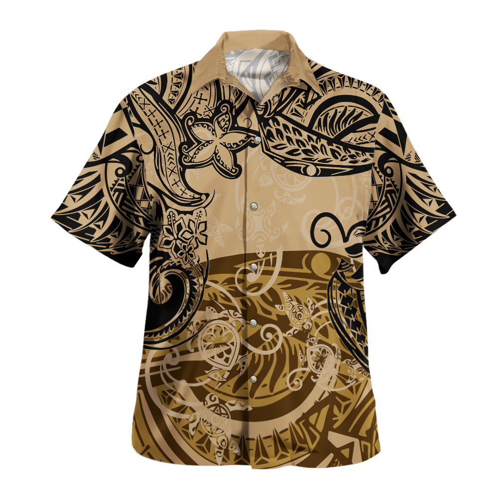 Polynesia Hawaiian Shirt Vintage Floral Pattern