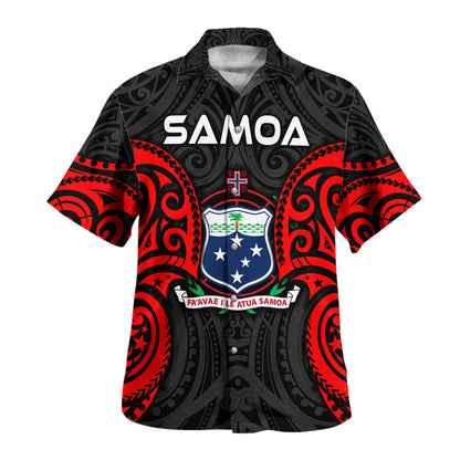 Samoa Hawaiian Shirt Custom Personalised Samoan Spirit