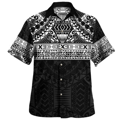 Polynesian Hawaiian Shirt Traditional Tribal Tattoos
