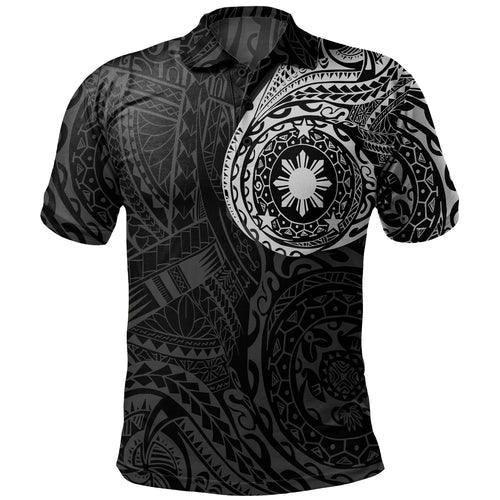 Philippines Filipinos Polynesian Tattoo Style Polo Shirt