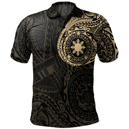 Philippines Filipinos Polynesian Tattoo Style Polo Shirt
