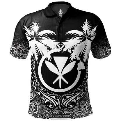 Hawaii Polo Shirt Polynesian Coconut
