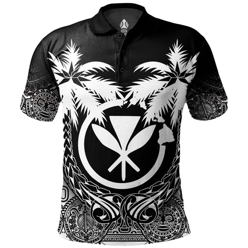 Hawaii Polo Shirt Polynesian Coconut