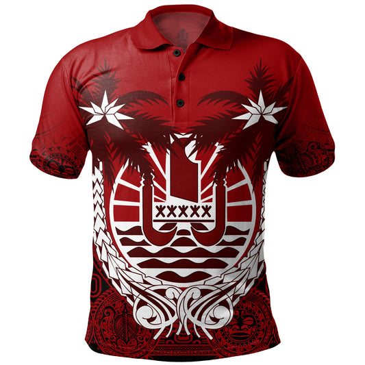 Tahiti Polo Shirt Polynesian Coconut
