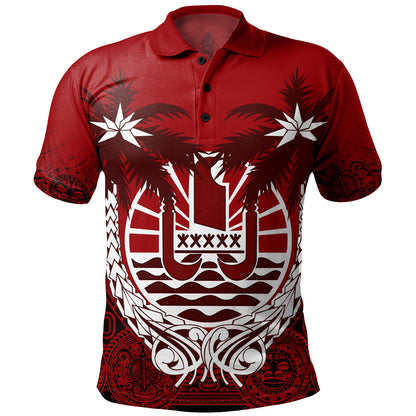 Tahiti Polo Shirt Polynesian Coconut