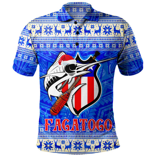 American Samoa Polo Shirt Fagatogo Christmas Style