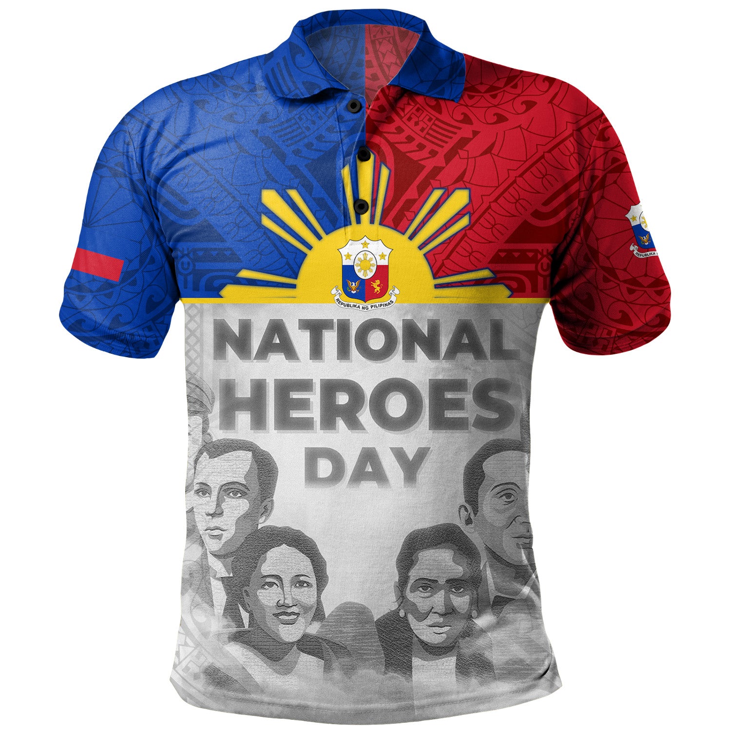 Philippines Filipinos Polo Shirt National Heroes Day